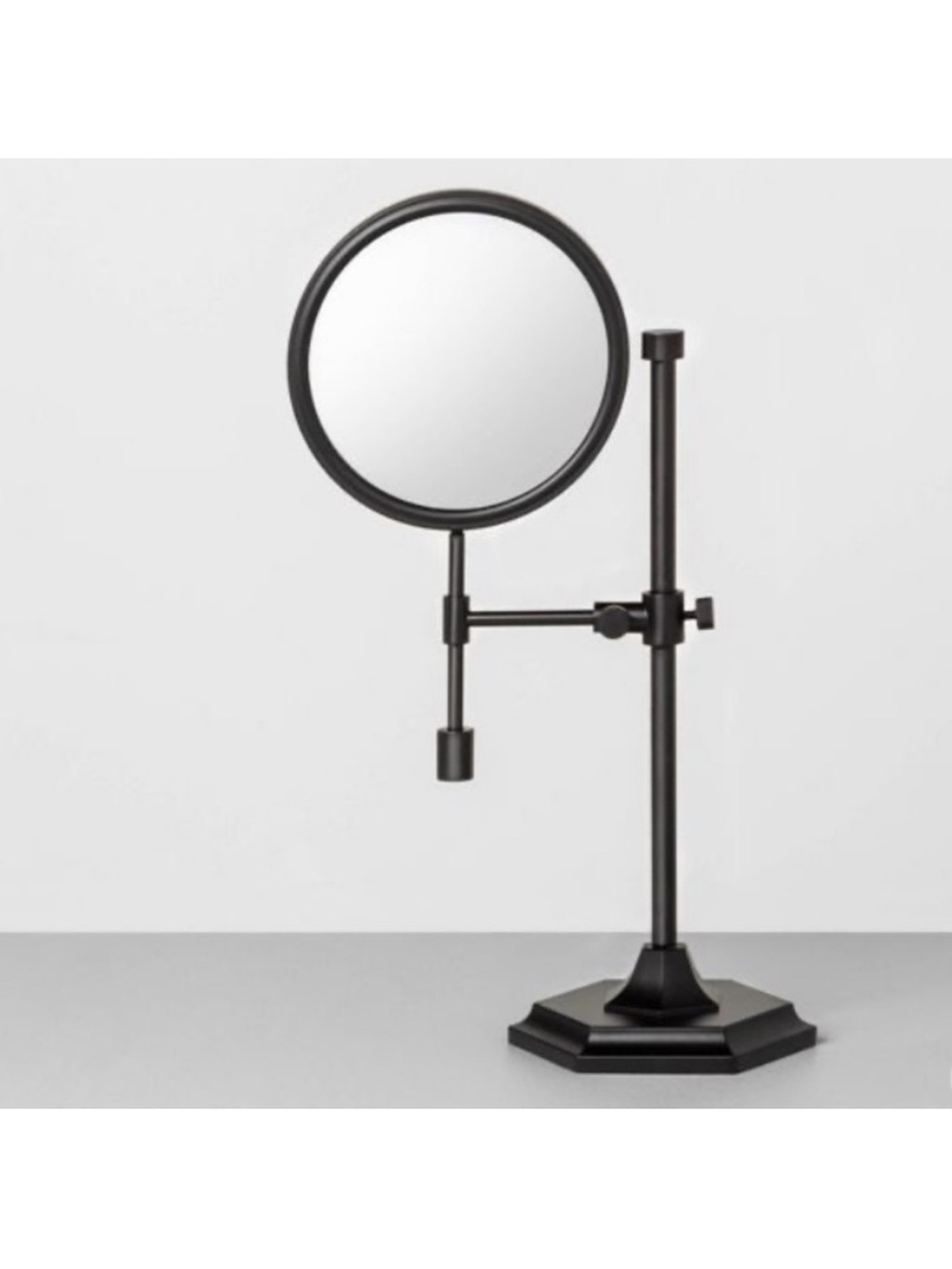 Hearth & Hand™ with Magnolia Bathroom Vanity Black Metal Makeup Mirror NEW